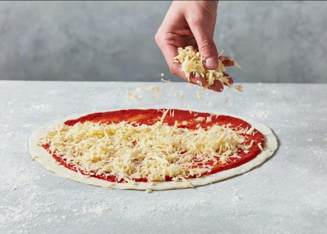 mozzarella rasp pizza