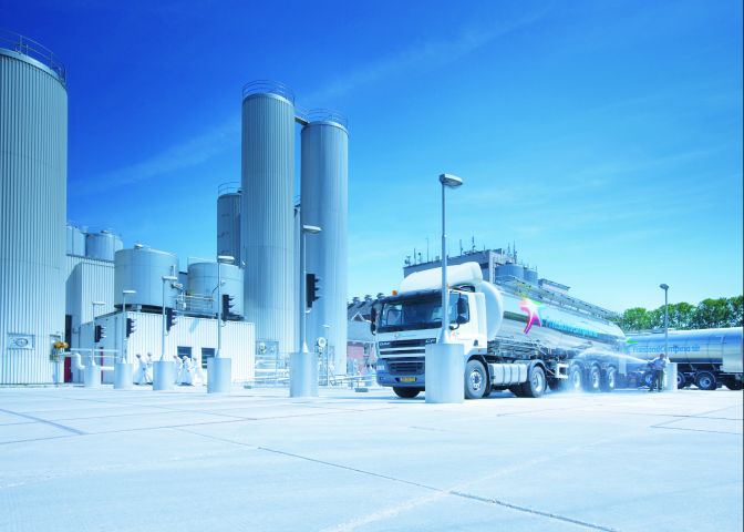 delivery milk factory