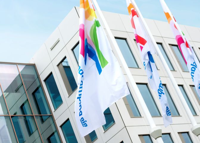 Exterior Wageningen flags