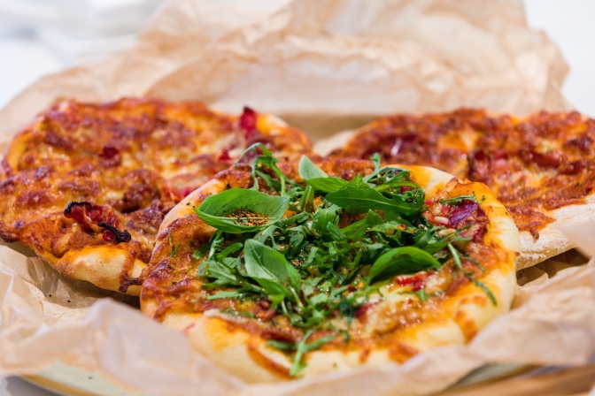 mini pizzas