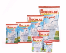 Instant full cream milk powder packages
